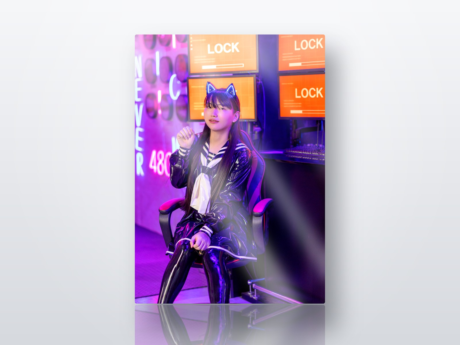 光沢アルミプレートに昇華印刷した定型サイズプリントの製品イメージ